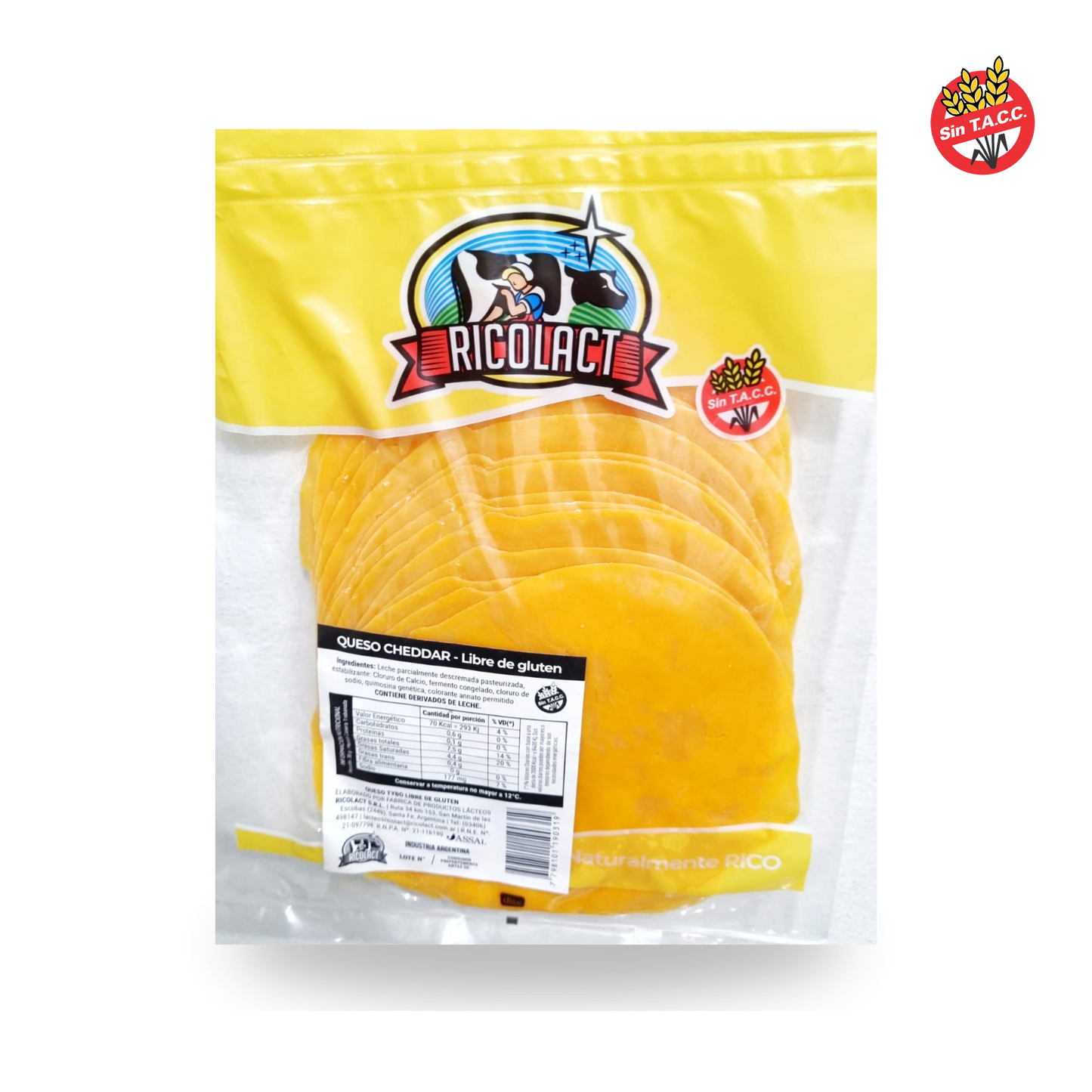 Cheddar Feteado Ricolact